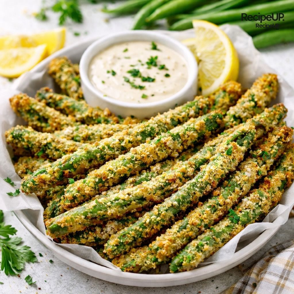 Air fryer green bean fries