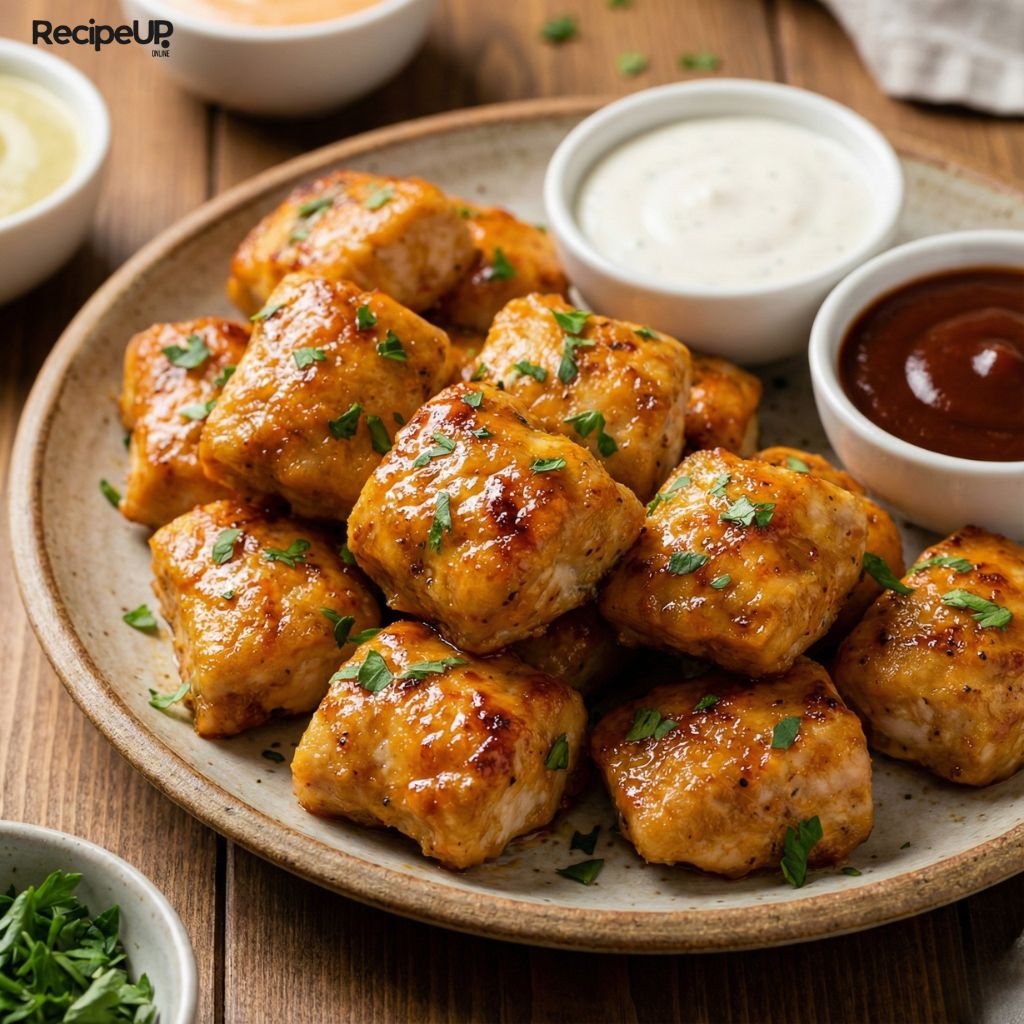 Juicy Oven Baked Chicken Bites