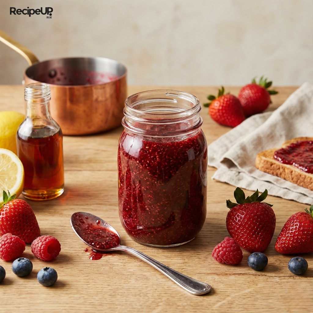 Chia seed jam