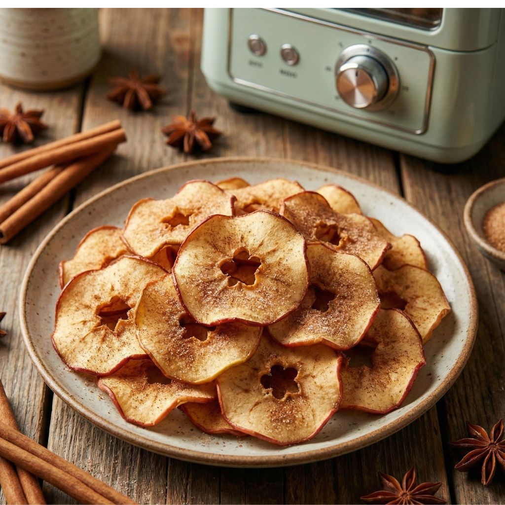 Air fryer apple chips