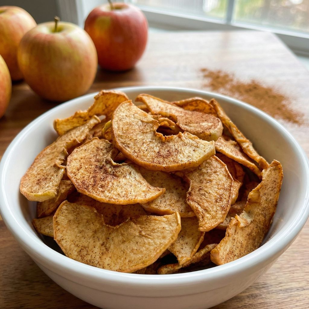Air fryer apple chips