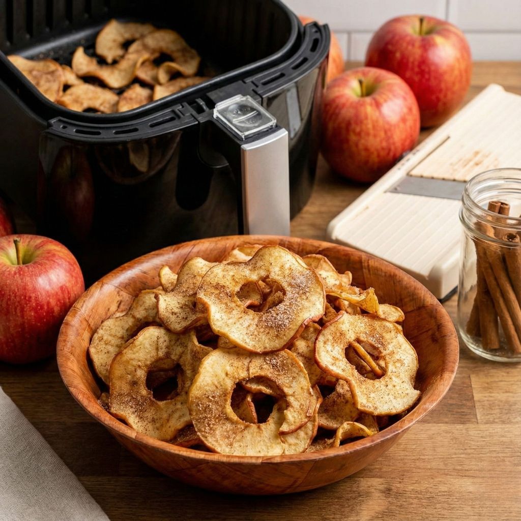 Air fryer apple chips