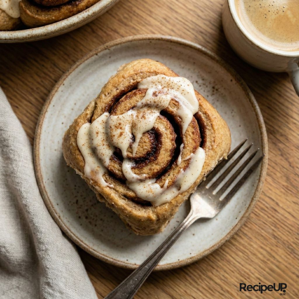 Whole wheat flour cinnamon rolls