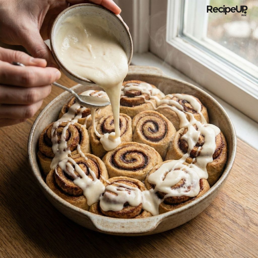 Whole wheat flour cinnamon rolls
