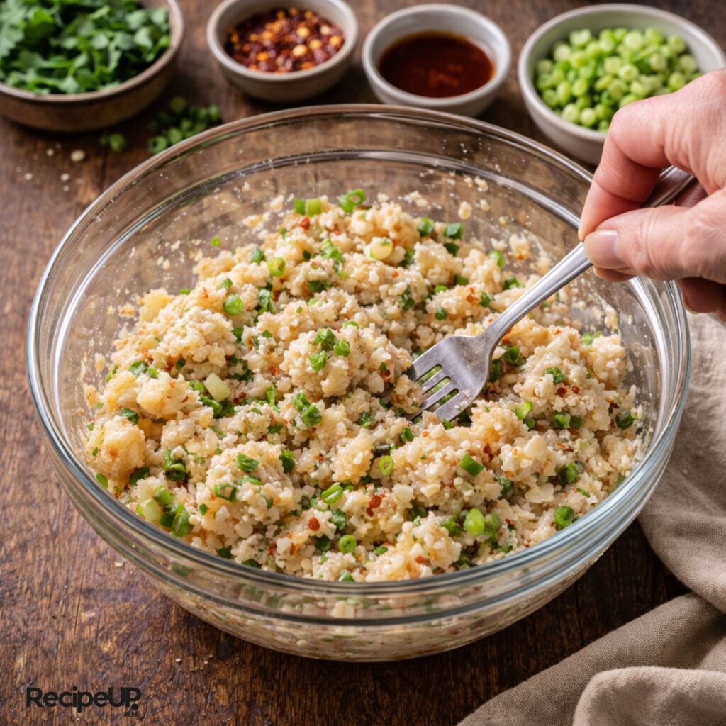 Fishcakes and Scallops Stir Fry Recipe