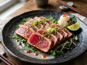 Tuna Tataki Recipe – Perfect Seared Ahi with Ponzu